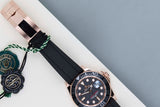 Yacht-Master 40 'Rose Gold - Oysterflex'