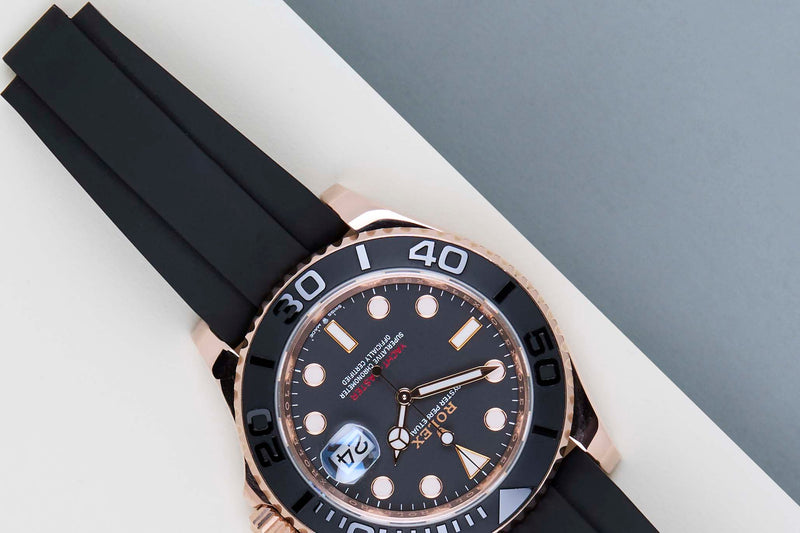 Yacht-Master 40 'Rose Gold - Oysterflex'