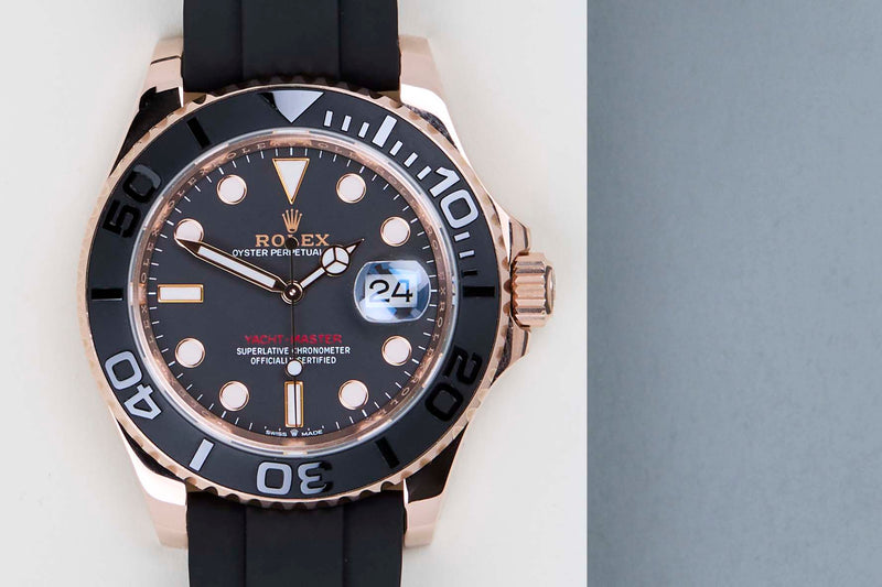 Yacht-Master 40 'Rose Gold - Oysterflex'