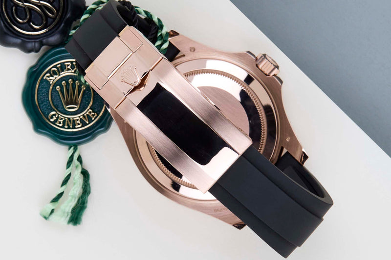 Yacht-Master 40 'Rose Gold - Oysterflex'