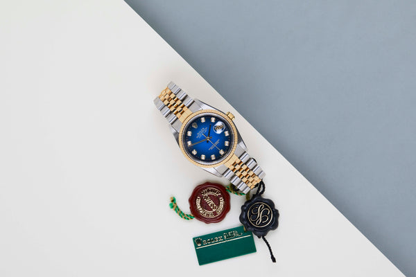 Datejust 36 'Blue Vignette Diamond Dial - Jubilee'