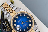 Datejust 36 'Blue Vignette Diamond Dial - Jubilee'