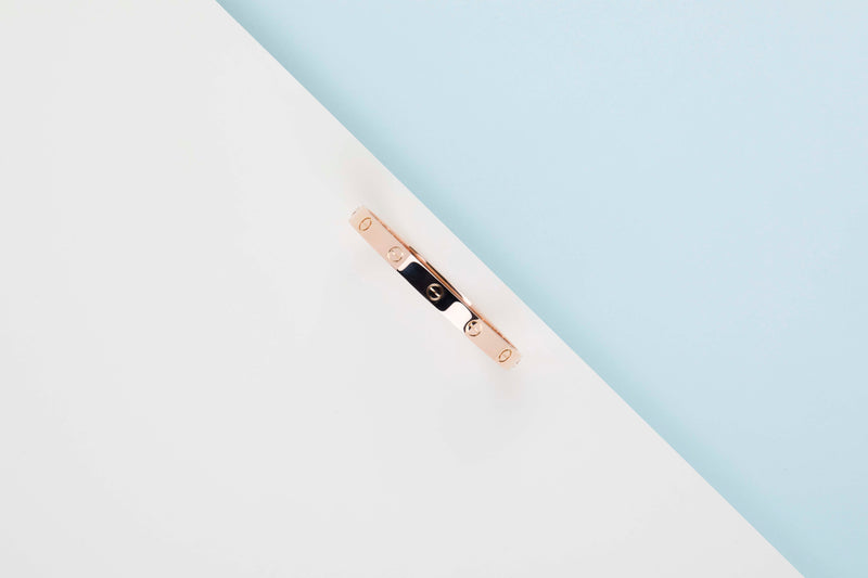 Love Bracelet - Rose Gold - Size 17 - B&P