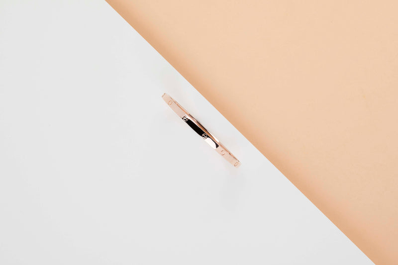 Love Bracelet Small - Rose Gold - Size 17 - B&P