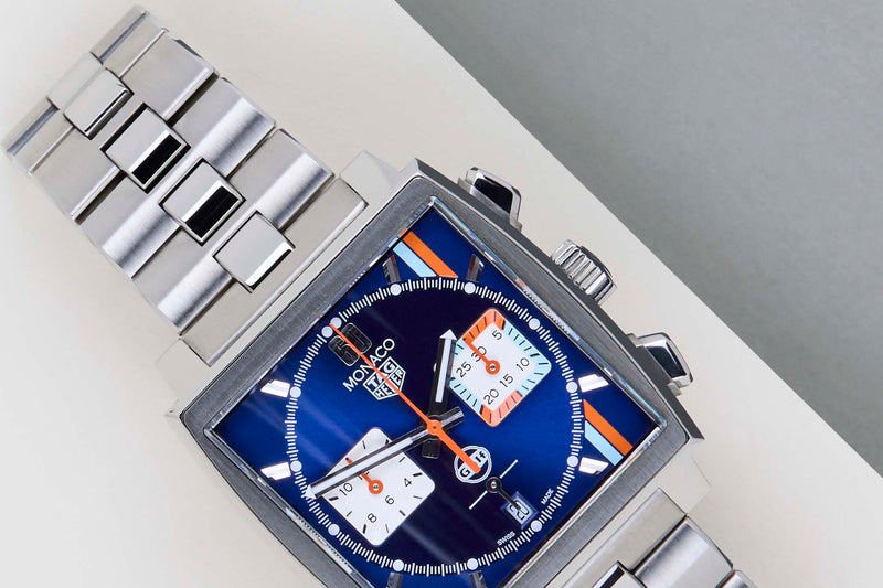 Monaco Chronograph 'Blue Dial - Gulf Edition'