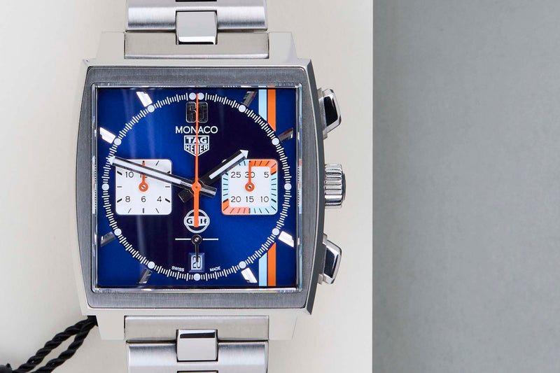 Monaco Chronograph 'Blue Dial - Gulf Edition'
