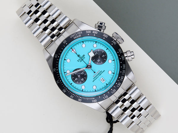 Black Bay Chrono 'Flamingo Blue - Jubilee'
