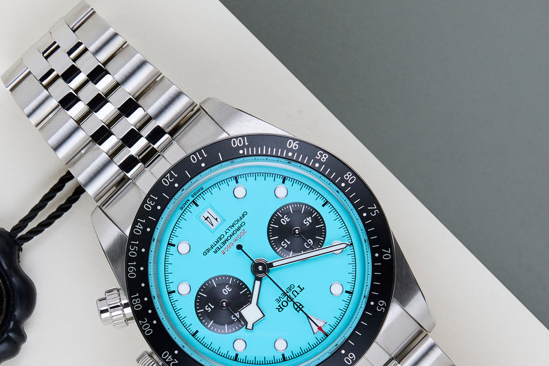 Black Bay Chrono 'Flamingo Blue - Jubilee'