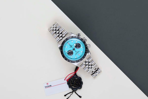Black Bay Chrono 'Flamingo Blue - Jubilee'