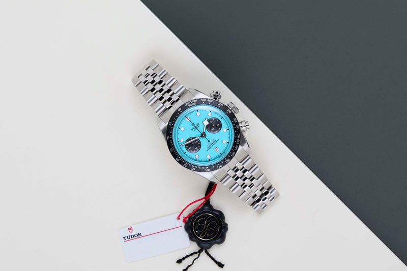 Black Bay Chrono 'Flamingo Blue - Jubilee'