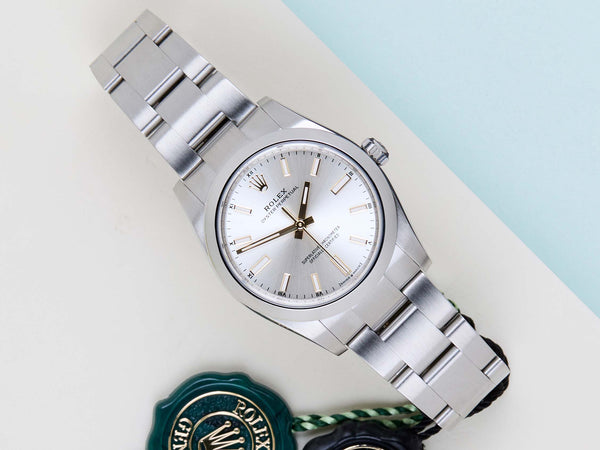 Oyster Perpetual 34 'Silver Dial'
