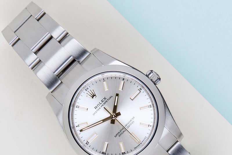Oyster Perpetual 34 'Silver Dial'