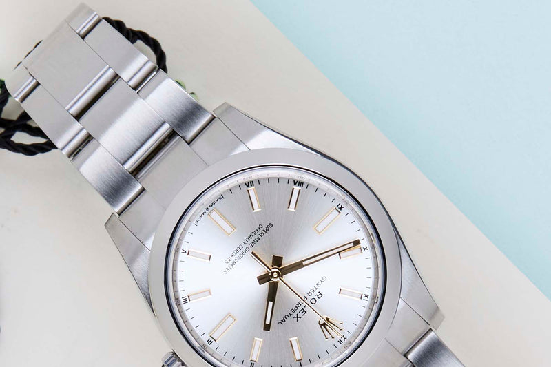 Oyster Perpetual 34 'Silver Dial'