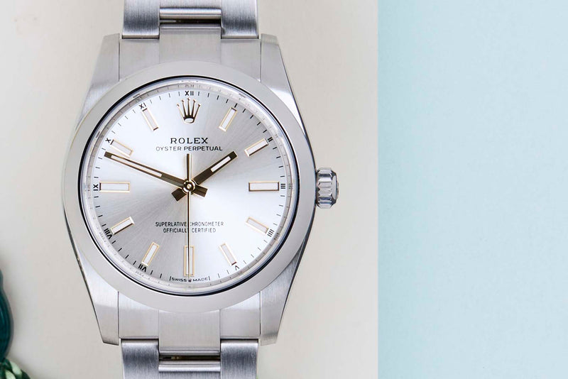 Oyster Perpetual 34 'Silver Dial'