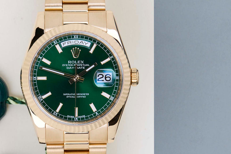 Day-Date 36 'Green Dial - President'