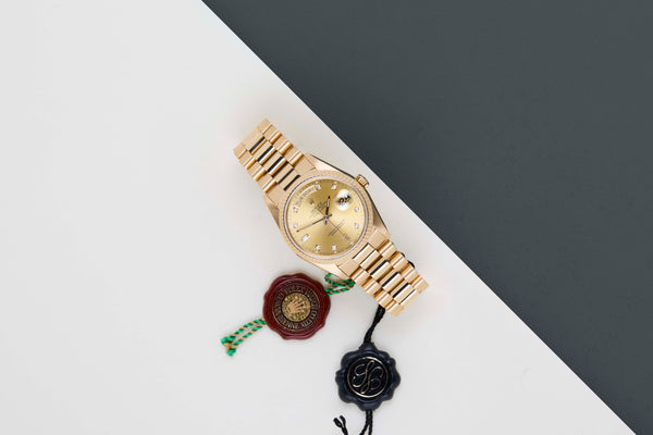 Day-Date 36 'Diamond Champagne Dial - President'