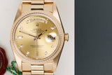Day-Date 36 'Diamond Champagne Dial - President'