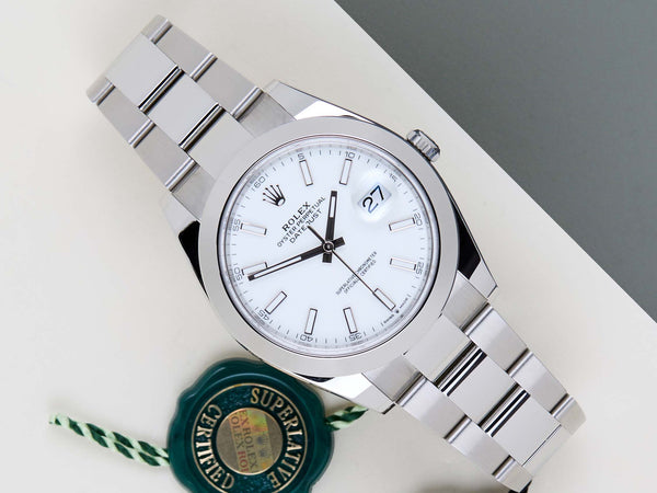 Datejust 41 'White Dial - Oyster'