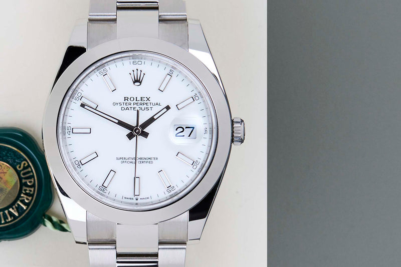 Datejust 41 'White Dial - Oyster'