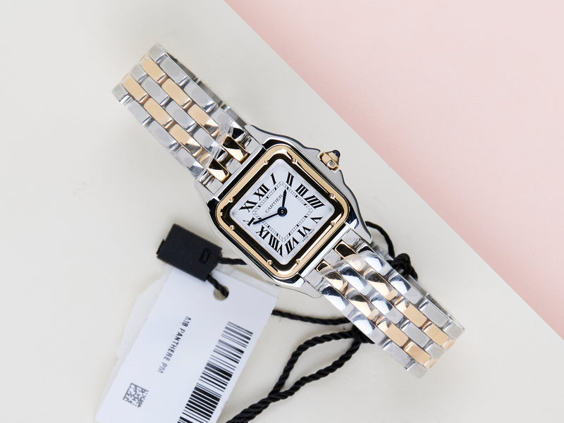 Panthère de Cartier Small 'Steel & Yellow Gold'