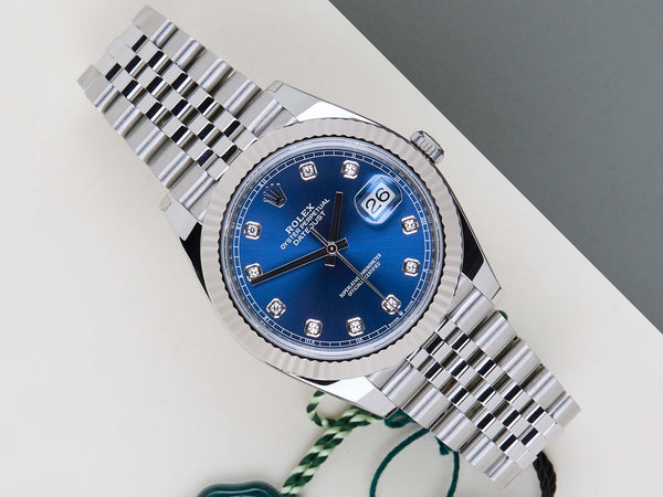 Datejust 41 'Blue Diamond Dial - Jubilee'