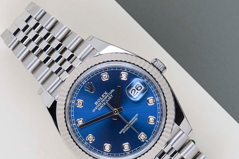 Datejust 41 'Blue Diamond Dial - Jubilee'