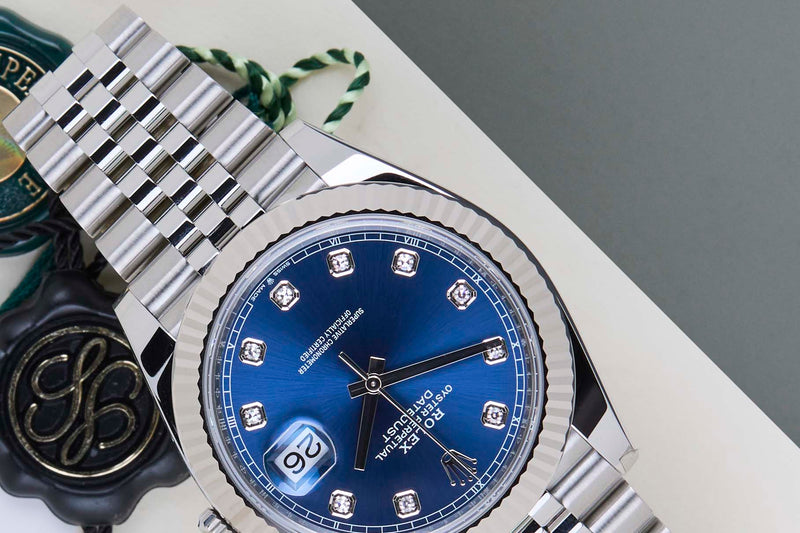 Datejust 41 'Blue Diamond Dial - Jubilee'