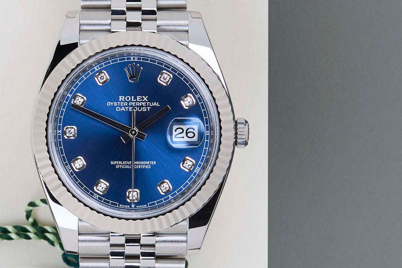 Datejust 41 'Blue Diamond Dial - Jubilee'