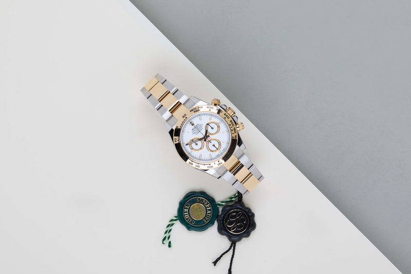 Daytona 'Steel/Yellow Gold - White Dial'