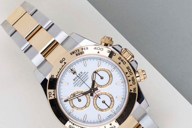 Daytona 'Steel/Yellow Gold - White Dial'