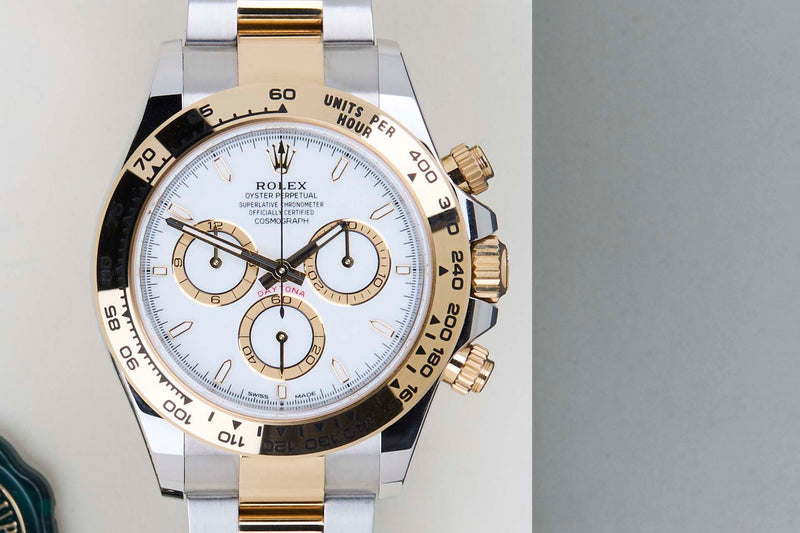 Daytona 'Steel/Yellow Gold - White Dial'