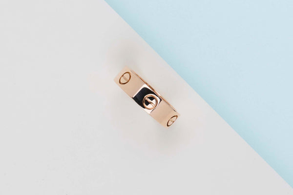 Love Ring - Rose Gold - Size 55 - B