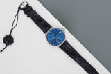 Portofino Hand-Wound 8 Days 'Blue Dial'