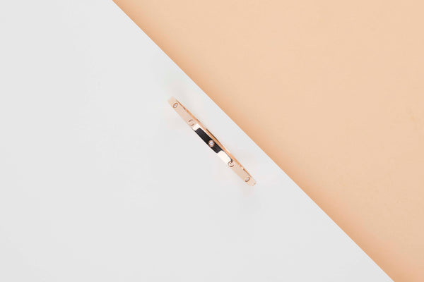 Love Bracelet Small Rose Gold & 6 Diamonds - Size 16 - B&P