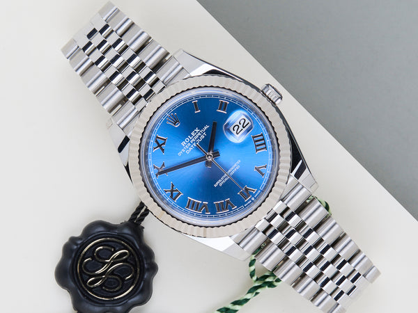 Datejust 41 'Azzurro Blue Dial - Jubilee'
