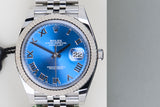 Datejust 41 'Azzurro Blue Dial - Jubilee'