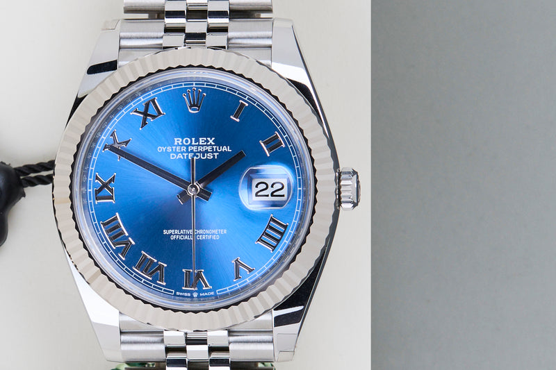 Datejust 41 'Azzurro Blue Dial - Jubilee'