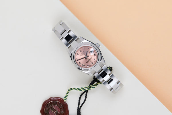 Datejust 26 'Pink Roman Dial - Oyster'