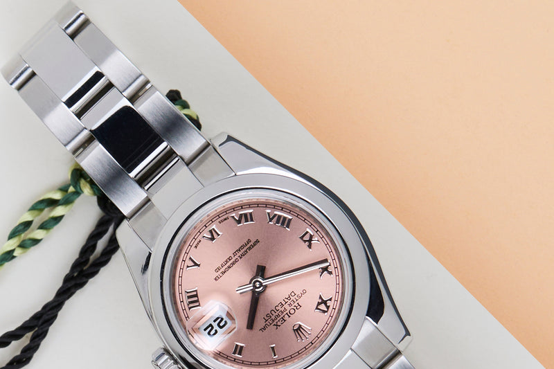 Datejust 26 'Pink Roman Dial - Oyster'
