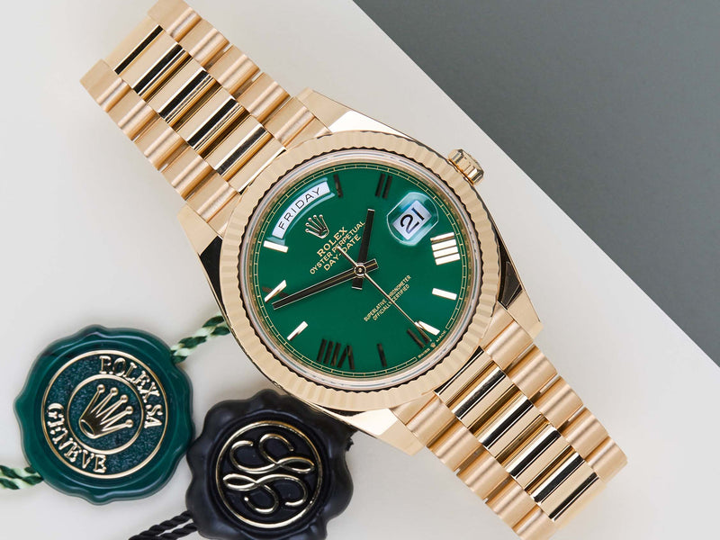 Day-Date 40 'Green Dial - President'