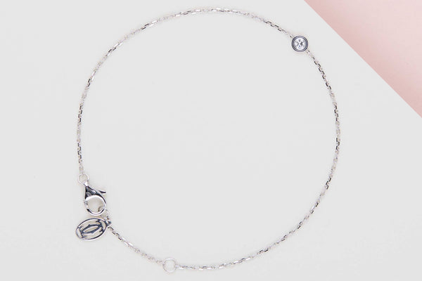 D'Amour Bracelet XS - White Gold & Diamond - 18.5CM - B&P