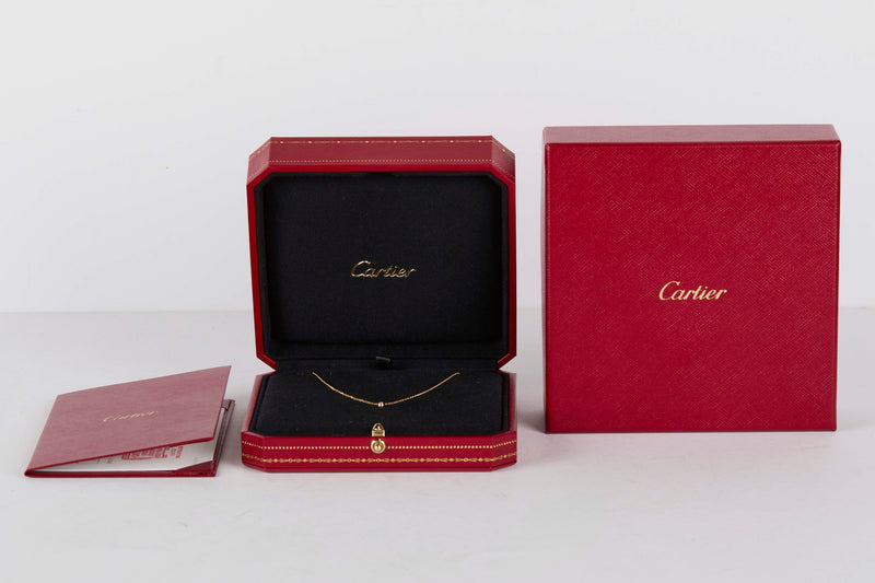 D'Amour Necklace XS - Yellow Gold & Diamond - B&P - 41 CM