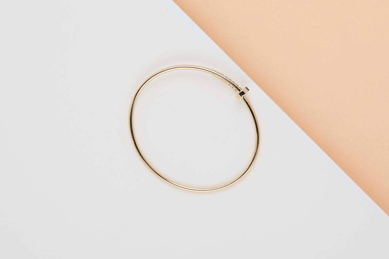 Juste Un Clou Bracelet Small - Yellow Gold - Size 18 - B&P
