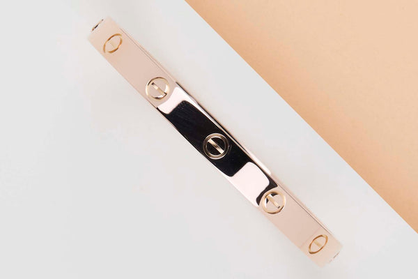 Love Bracelet - Rose Gold - Size 17 - B&P