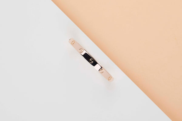 Love Bracelet - Rose Gold - Size 17 - B&P