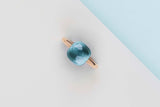 Nudo - Rose Gold - Sky Blue Topaz - Size 55 - B&P