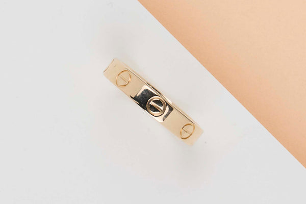 Love Ring Small - Yellow Gold - Size 51 - B&P