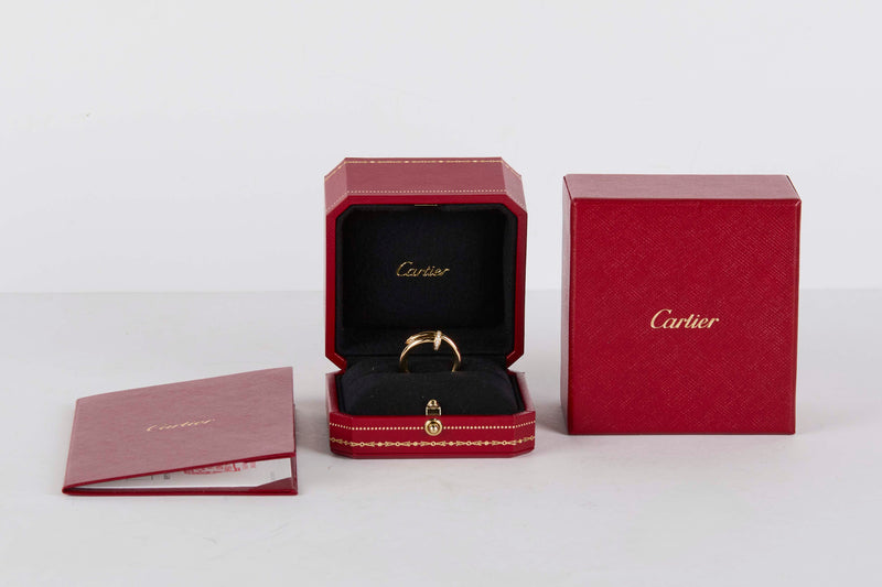 Juste Un Clou Ring - Yellow Gold & Diamonds - Size 53 - B&P