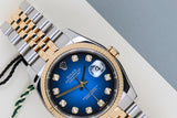 Datejust 36 'Blue Vignette Diamond Dial - Jubilee'