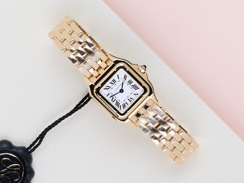 Panthère De Cartier Small 'White Roman Dial'